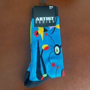 Artist Series Socks Men's One Size "The Garden" by Joan Miro NWT